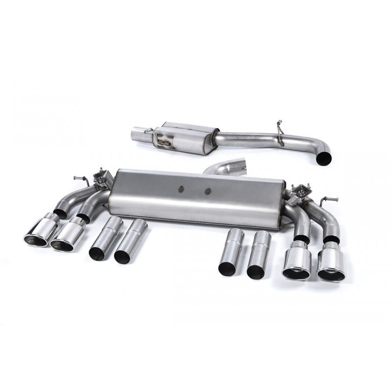 Milltek Resonated Cat-Back Exhaust System – Fits Audi S3 (8V)