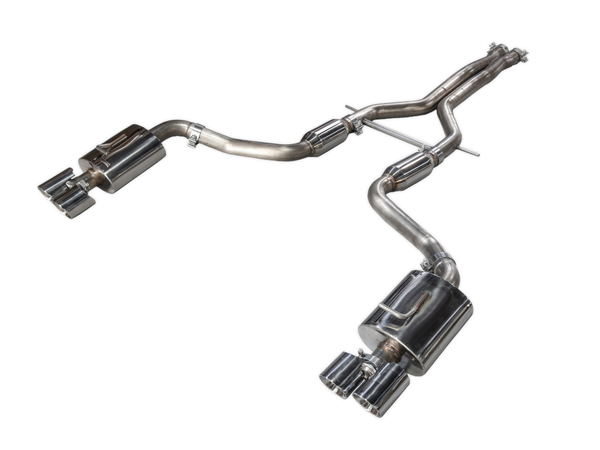 AWE Tuning AWE Touring Edition Exhaust System for Porsche 970 Panamera S/4S - Polished Silver Tips