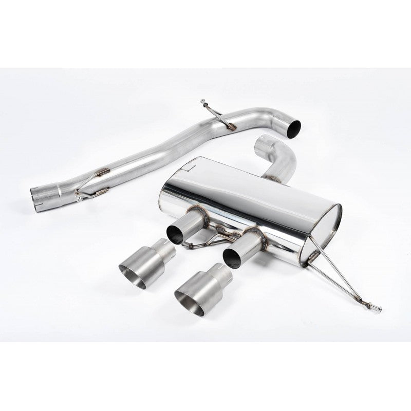 Milltek 3" Race Non-Resonated Cat-Back Exhaust System – Fits VW Golf Mk6 R (2014–2016)