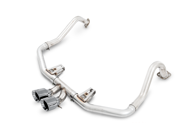 AWE Tuning AWE Track Edition Exhaust for Porsche 718 Boxster / Cayman - Chrome Silver Tips