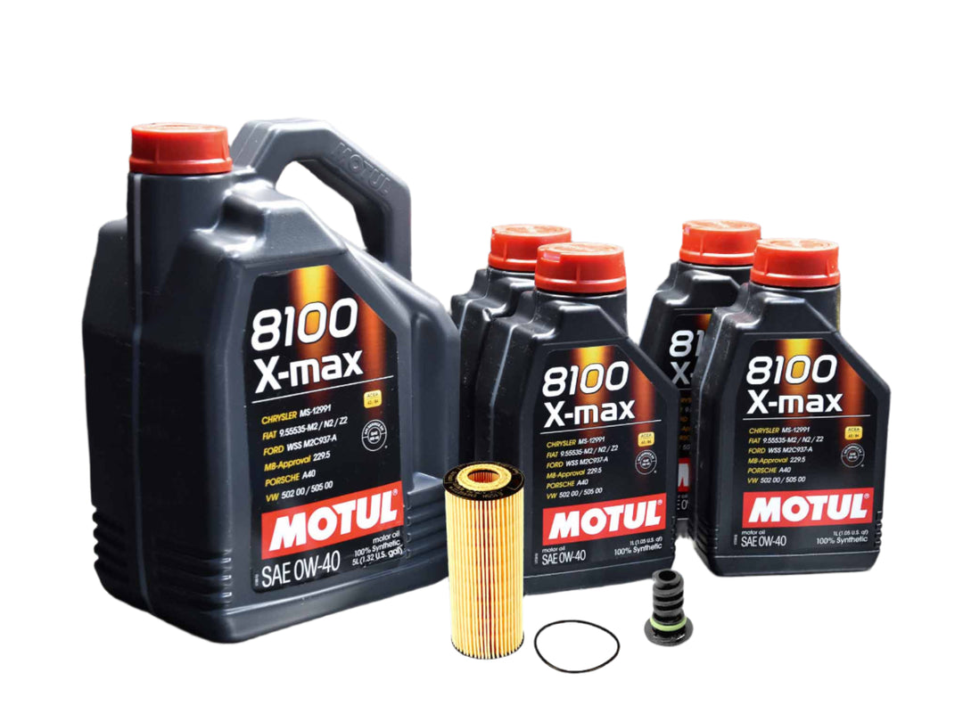 Mercedes 4.0T AMG Motul 0W40 X-Max Oil Change Kit