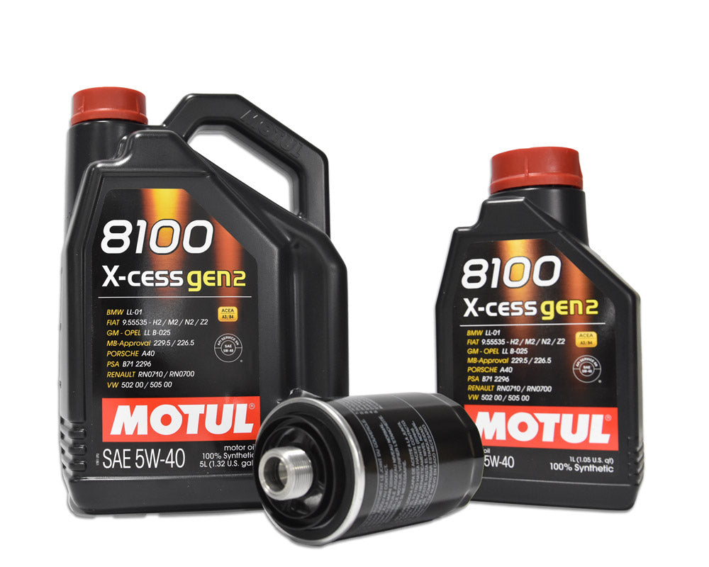VW 2.0T MK6 Motul X-Cess 5W40 Oil Change Kit