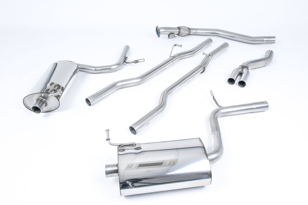 Milltek Non-Resonated Cat-Back Exhaust System – Fits Audi A4 B6 1.8T Cabrio (2001–2005)
