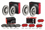 Load image into Gallery viewer, Brembo Brake Kit – Land Rover Defender 90 / 110 / 130 20"/22" Brake Package (2020+) – Front & Rear Rotors + Pads