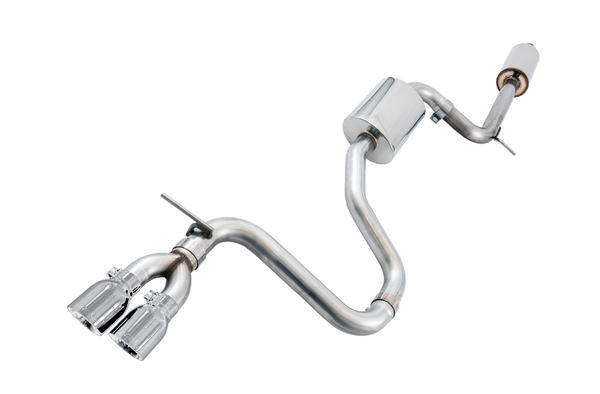 AWE Tuning AWE Touring Edition Exhaust for VW MK7 Golf 1.8T - Chrome Silver Tips (90mm)