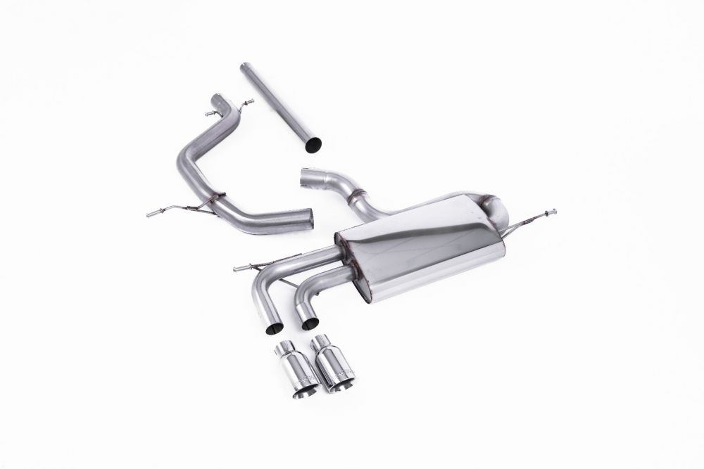Milltek Non-Resonated Cat-Back Exhaust System – Fits VW Golf Mk5 2.0 TDI (2004–2009)