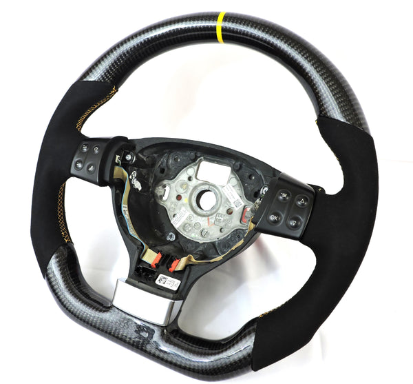 EZT Carbon Fiber-Alcantara Steering Wheel (VW MK5)