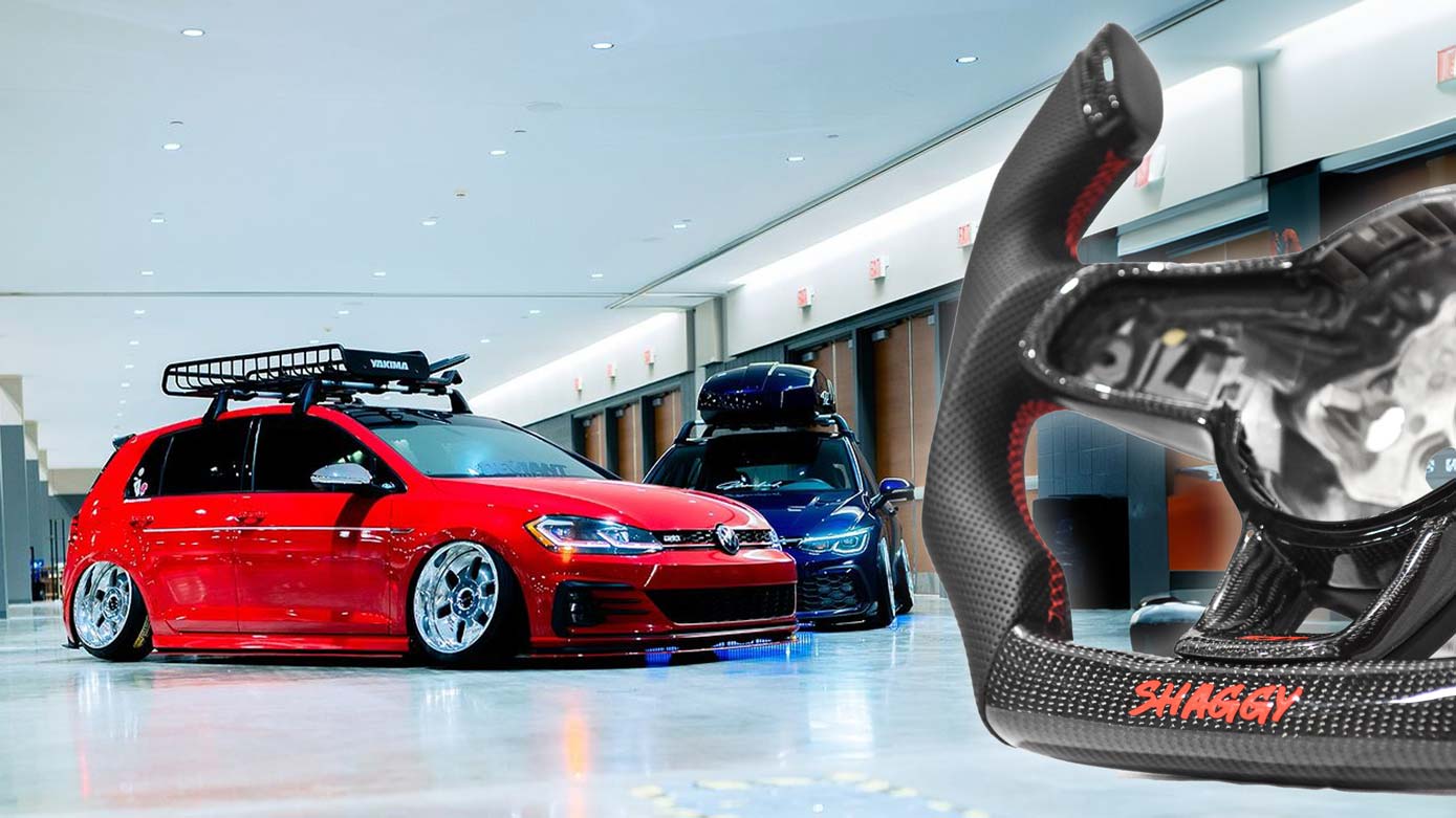 EZT Teams Up with @shaggy_volkslammin for an Exclusive F1-Style Steering Wheel