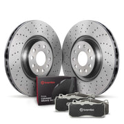 Load image into Gallery viewer, Brembo OE 12-13 VW Golf R/10-21 GTI Rear Disc Brake Kit