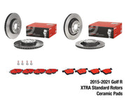 Load image into Gallery viewer, Brembo Brake Kit – VW MK7 / MK7.5 Golf R (2015–2021) – Front &amp; Rear Rotors + Pads