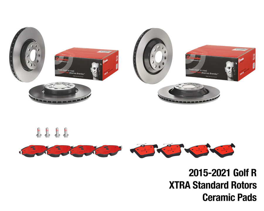 Brembo Brake Kit – VW MK7 / MK7.5 Golf R (2015–2021) – Front & Rear Rotors + Pads