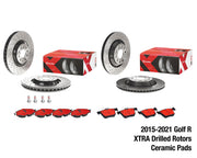 Load image into Gallery viewer, Brembo Brake Kit – VW MK7 / MK7.5 Golf R (2015–2021) – Front &amp; Rear Rotors + Pads