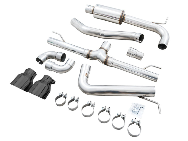AWE Tuning AWE Track Edition Exhaust for VW MK8 GTI - Diamond Black tips