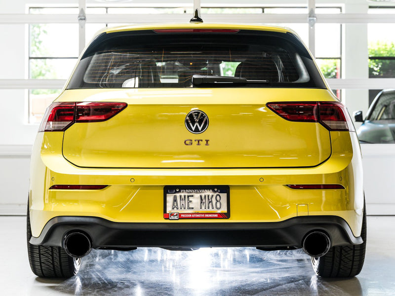 AWE Tuning AWE Track Edition Exhaust for VW MK8 GTI - Diamond Black tips