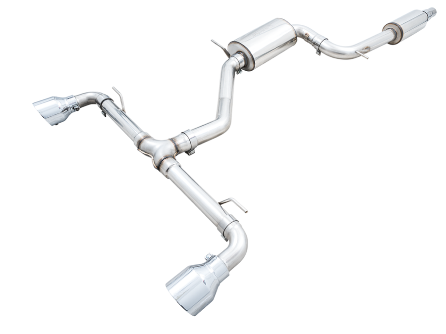 AWE Tuning AWE Touring Edition Exhaust for VW MK8 GTI - Chrome Silver Tips