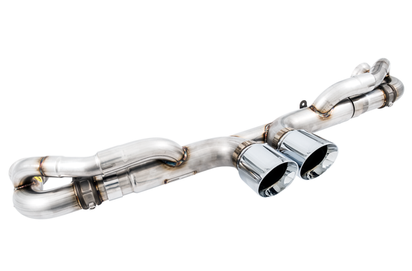 AWE Tuning AWE SwitchPath Exhaust for Porsche 991.1 / 991.2 GT3 / RS - Chrome Silver Tips