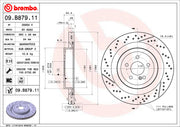 Load image into Gallery viewer, Mercedes W205 C63 Brembo Rotor Kit (Front + Rear)