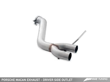 AWE Tuning AWE Track Edition Exhaust System for Porsche Macan S / GTS / Turbo - Diamond Black 102mm Tips