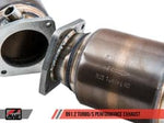 Load image into Gallery viewer, AWE Tuning AWE Performance Exhaust and High-Flow Cat Sections for Porsche 991.2 Turbo - Stock Tips

