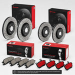 Load image into Gallery viewer, Porsche 911 (997) Carrera Brembo Brake Kit – 318/299mm with Brembo OE-style drilled rotors and pads