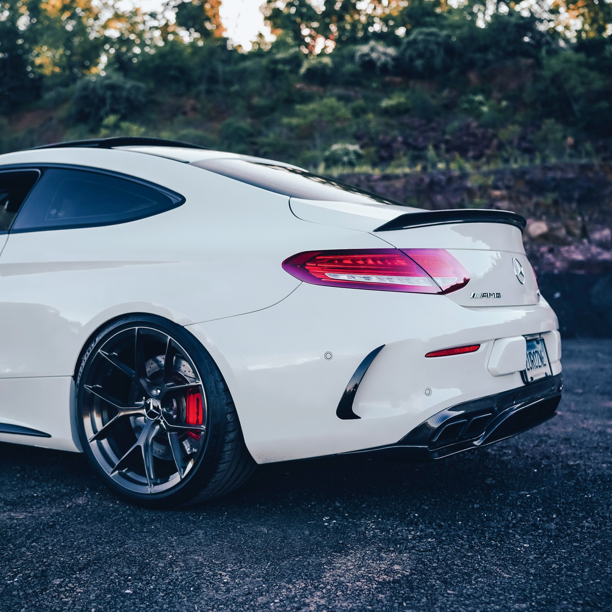 Mercedes C63/C63s Edition One Style Carbon Fiber Rear Diffuser ...