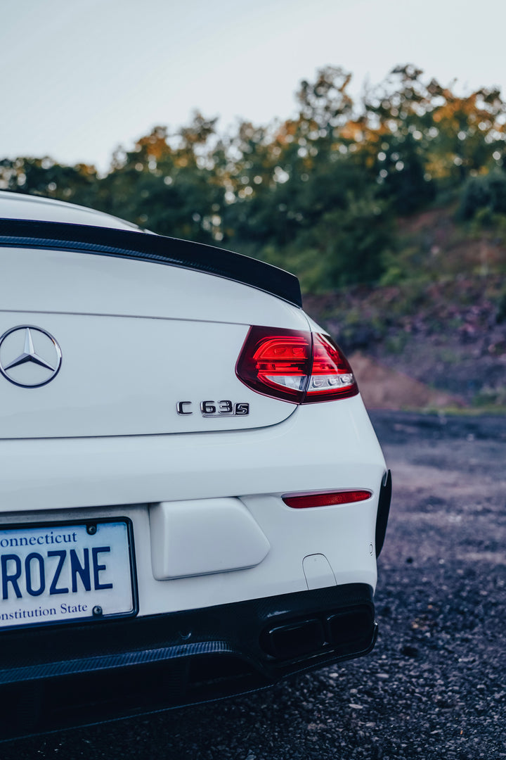 Mercedes C63/C63s Edition One Style Carbon Fiber Rear Diffuser