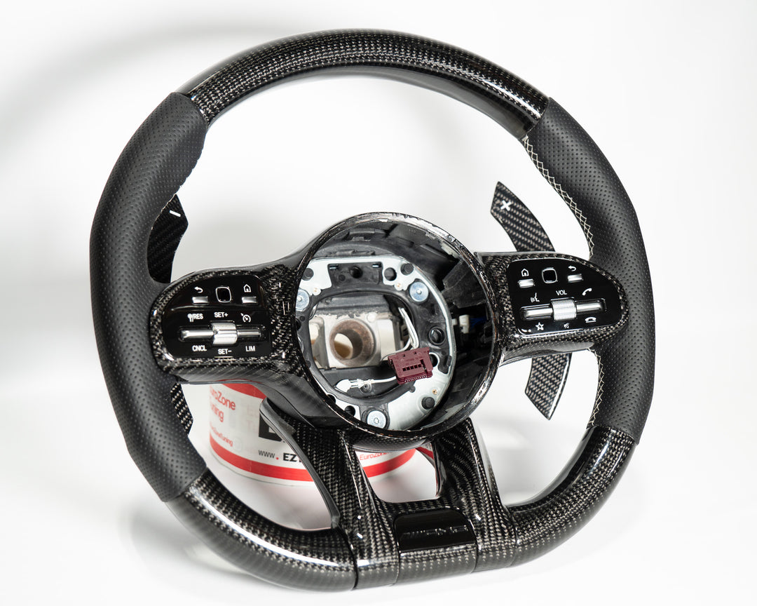 Mercedes AMG Carbon Edition Steering Wheel – Clearance Pre-Built (2019-2022 Models)