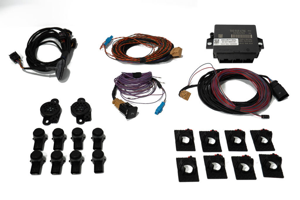 VW MK5 / MK6 OPS Optical Parking System Retrofit Kit – Front & Rear Sensors