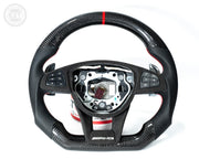 Load image into Gallery viewer, In Stock EZT Steering Wheel – Mercedes W205 AMG – Gloss Carbon + Perforated Leather