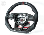 In Stock EZT Steering Wheel – Mercedes W205 AMG – Gloss Carbon + Perforated Leather