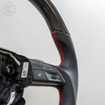 Load image into Gallery viewer, In Stock EZT Steering Wheel - Audi B9.5 | Gloss Carbon + Perforated Leather