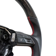 Load image into Gallery viewer, In Stock EZT Steering Wheel - Audi B9.5 | Gloss Carbon + Perforated Leather