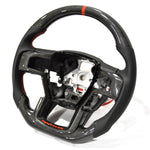 Load image into Gallery viewer, F150 Gen 13 Carbon-Perforated Steering Wheel (Pre-Built)
