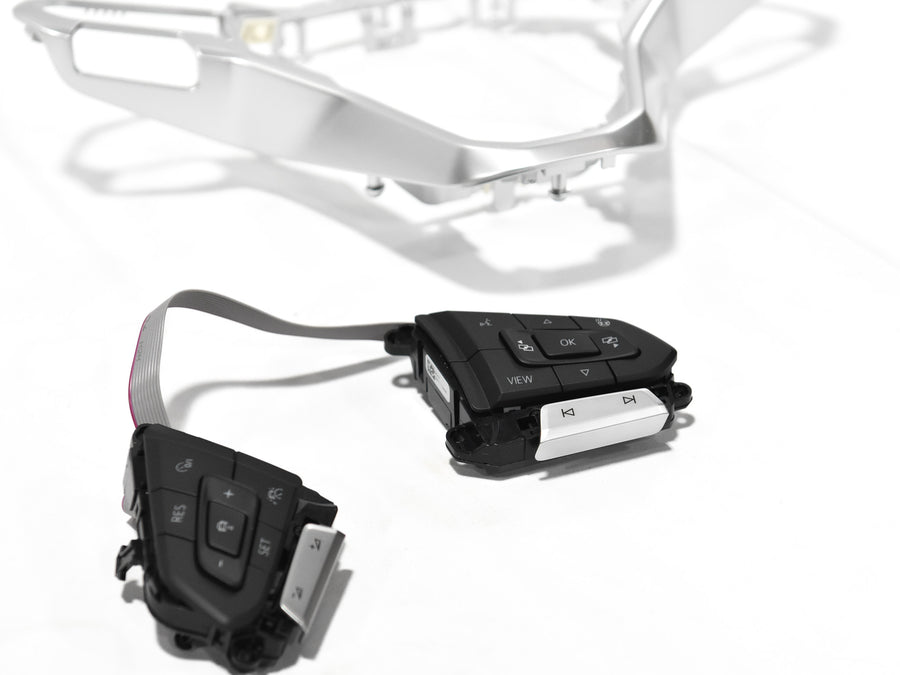 VW MK8 Manual Tactile Button Steering Wheel Retrofit – GTI / Golf R / GLI
