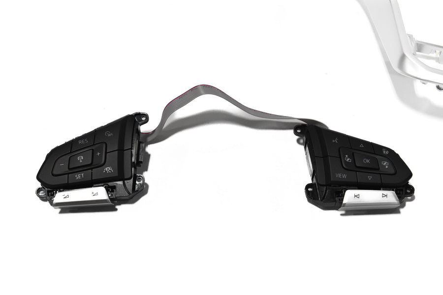VW MK8 Manual Tactile Button Steering Wheel Retrofit – GTI / Golf R / GLI