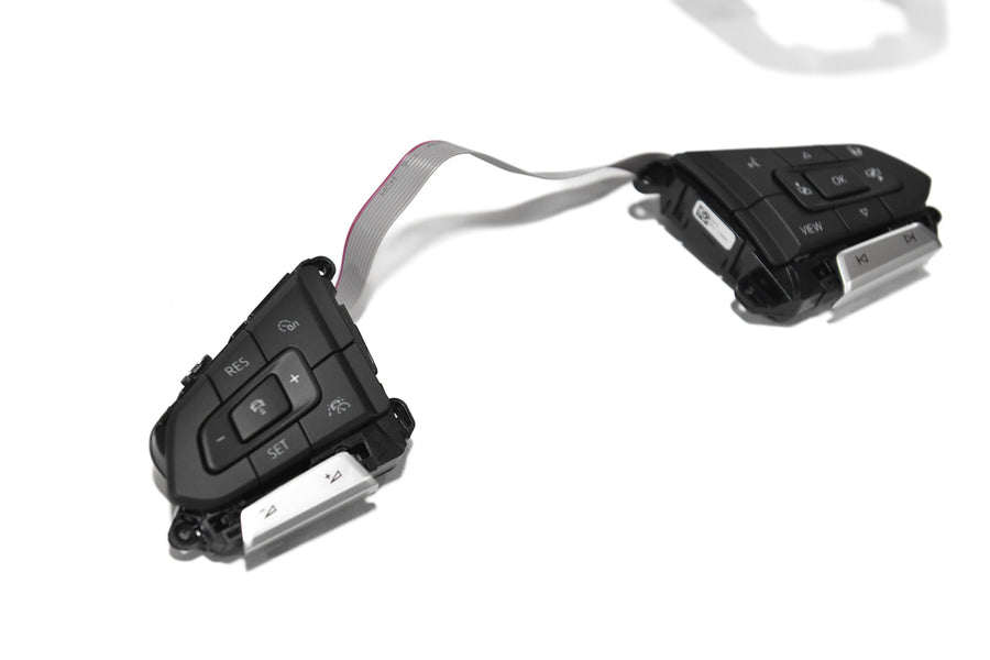 VW MK8 Manual Tactile Button Steering Wheel Retrofit – GTI / Golf R / GLI