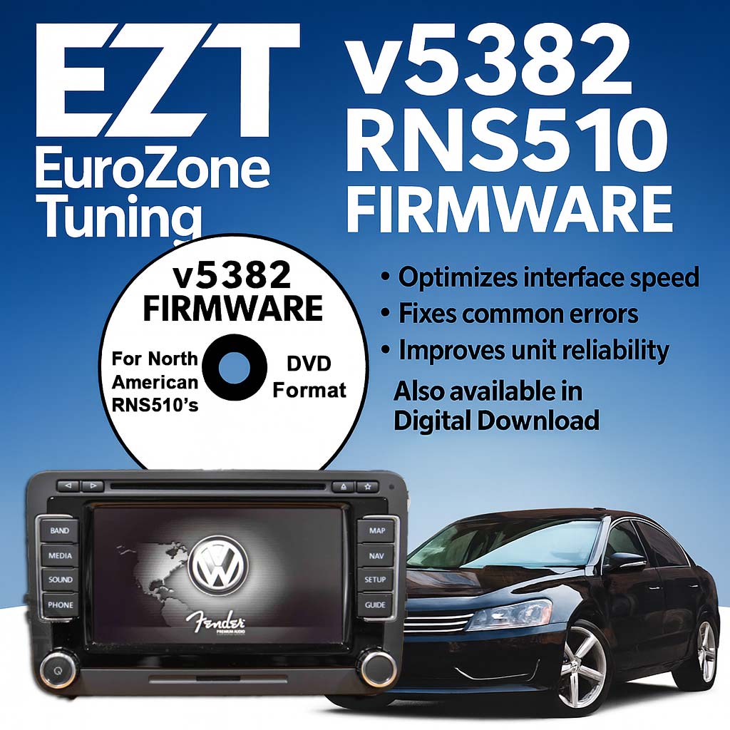 VW RNS510 Firmware Update – Version v5382 (North America)