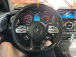 Load image into Gallery viewer, Mercedes Benz AMG 19-22 Facelift C63/E63/GT/CLS Carbon Edition Steering Wheel
