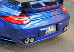 Load image into Gallery viewer, AWE Tuning AWE Performance Exhaust for Porsche 997.2 Turbo / S - Polished Silver Quad Tips
