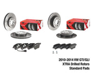 Load image into Gallery viewer, Brembo Brake Kit – VW MK6 GTI/GLI (2010-2014) – Front &amp; Rear Rotors + Pads