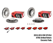 Load image into Gallery viewer, Brembo Brake Kit – VW MK6 GTI/GLI (2010-2014) – Front &amp; Rear Rotors + Pads