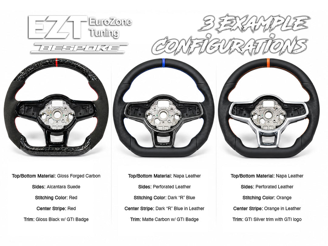 VW MK7/MK7.5 GTI / GOLF R / GLI Signature Custom Series Steering Wheel