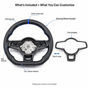 VW MK7/MK7.5 GTI / GOLF R / GLI Signature Custom Series Steering Wheel