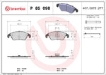 Load image into Gallery viewer, Brembo Brake Kit – Audi B9 S4 / S5 (2018–2023) – Front &amp; Rear Rotors + Pads
