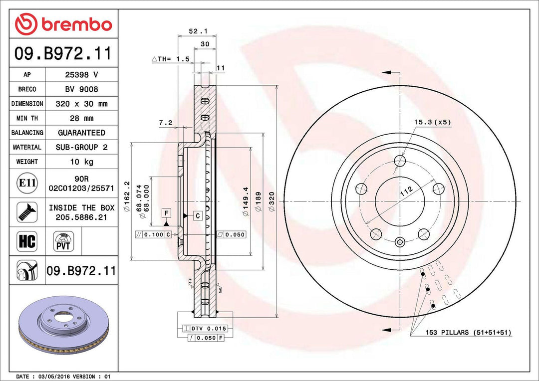 Brembo Brake Kit – Audi B9 S4 / S5 (2018–2023) – Front & Rear Rotors + Pads