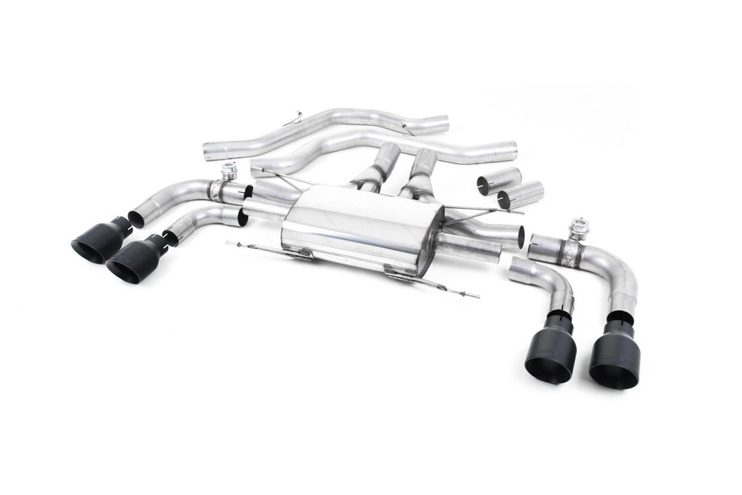 Milltek Alfa Romeo Giulia Quadrifoglio Front Pipe (2017 and later) - Valved - Standard / No Tip Selection