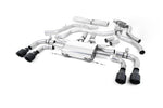 Load image into Gallery viewer, Milltek Alfa Romeo Giulia Quadrifoglio Cat-Back (2017 and later) - Valved (SSXAR007) - Standard / No Tip Selection