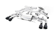 Milltek Alfa Romeo Giulia Quadrifoglio Cat-Back (2017 and later) - Valved (SSXAR007) - Standard / No Tip Selection