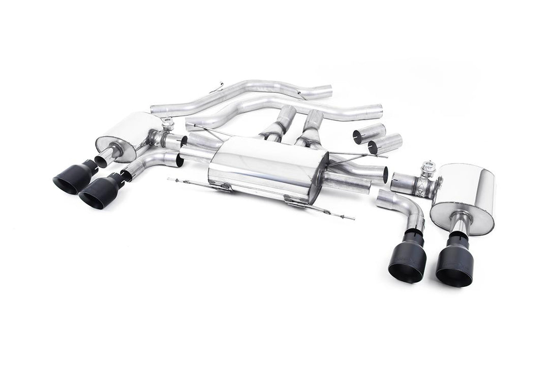 Milltek Alfa Romeo Giulia Quadrifoglio Front Pipe (2017 and later) - Valved / ECE Approved - Standard / No Tip Selection