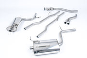 Load image into Gallery viewer, Milltek Non-Resonated Cat-Back Exhaust System – Fits Audi A4 B6 1.8T Cabrio (2001–2005)